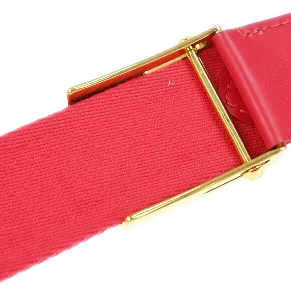 Louis Vuitton Red Ceinture Fortune Belt LV Cut Out M9734W CA1102 #80/32 115704 - Picture 5 of 8